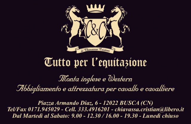 Foto galleria C & C DI CHIAVASSA CRISTIAN - Tutto per l'equitazione