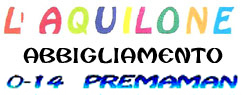 Logo L'AQUILONE Abbigliamento 0 - 14 Premaman