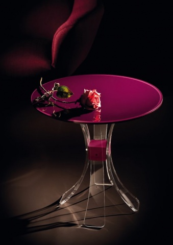 tavolinetto in plexiglas