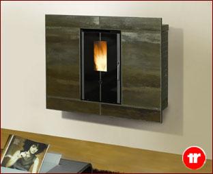 Stufa a pellet Thermorossi Ecotherm Slim Quadro Destrazione (-36%)
