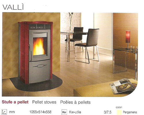 Stufa a Pellet Vallì
