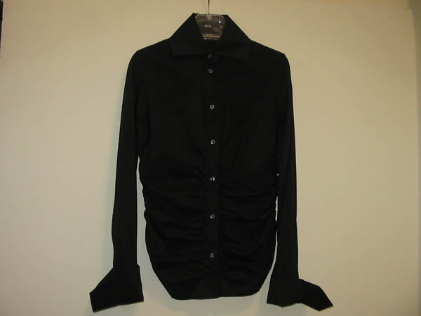 MD camicia popeline stretch nero tg 40 42