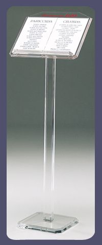 Leggio in plexiglass