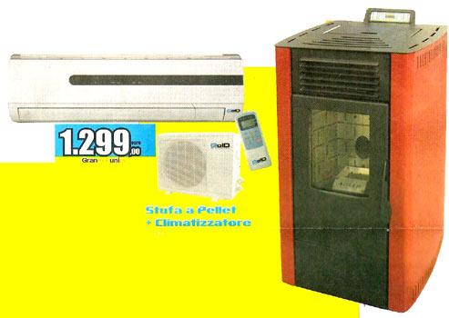 Stufa a pellet + Climatizzatore