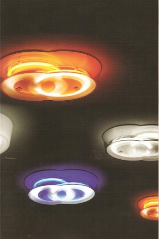 Lampada da parete o plafone a luce diffusa - Modello Fusion