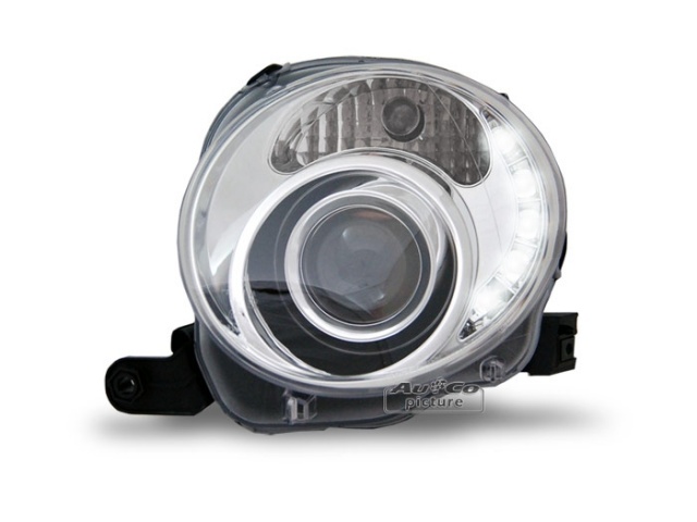 Coppia fanali anteriori con led Fiat Nuova 500