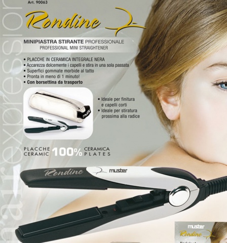 Mini piastra stirante RONDINE