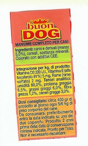 Buondog 15 kg.