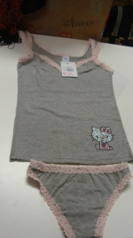 Completo canotta+slip Hello Kitty