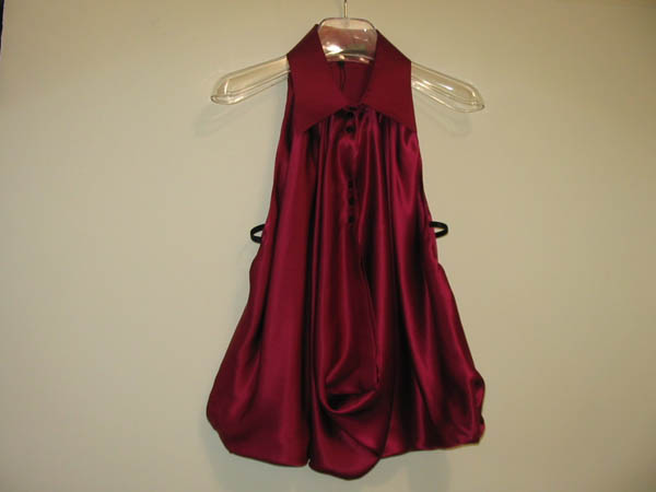 MD blusa seta smanicata ciclamino tg 44
