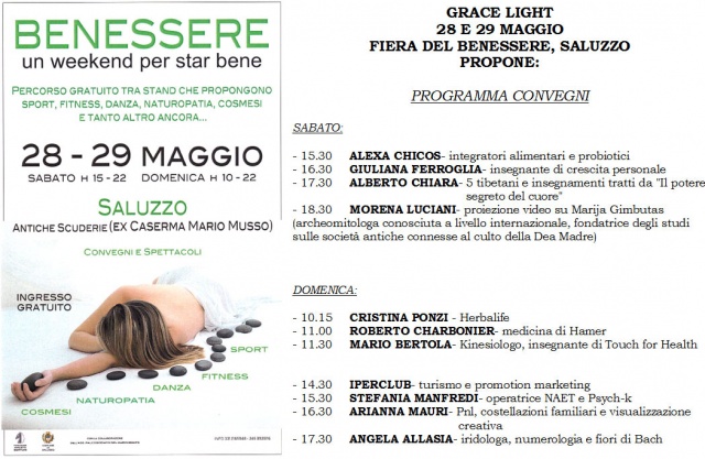 FIERA DEL BENESSERE - SALUZZO - Un weekend Per star bene