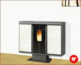 Stufa a pellet Thermorossi Ecotherm Slim Destrazione (- 36 %)