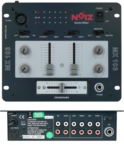 MIXER DA DJ NOIZ MX 103