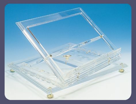 Leggio da tavolo in plexiglass